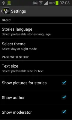 Scary Stories android App screenshot 0