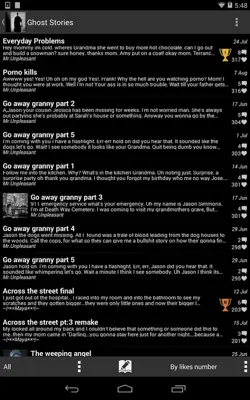 Scary Stories android App screenshot 9